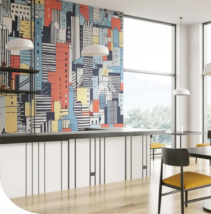 wallpaper for commercial spaces